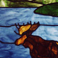 Moose Mountain in Stained Glass