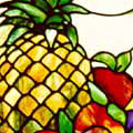 Fruits, Nuts, and Berries in Stained Glass