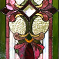 Jewel Tone Window in stained glass for side of entry way