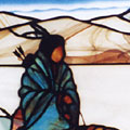 Winter Hunt in Stained Glass