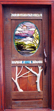 Studio Door at Chippaway Art Glass